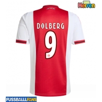 Ajax Kasper Dolberg #9 Heimtrikot 2025-26 Kurzarm